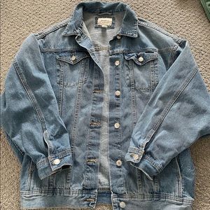Forever 21 oversized jean jacket